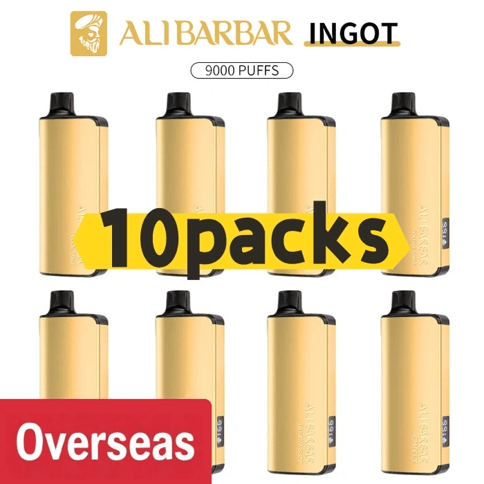 10.png Alibarbar Ingot 9000 puffs-10 pack Multiple flavors(Ship from oversea) - Blackberry Ice