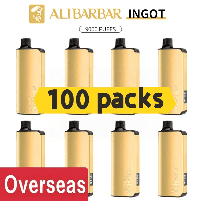 100.png Alibarbar Ingot 9000 puffs-100 pack Multiple flavors - Blackberry Ice