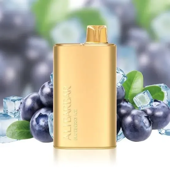 5038350607.webp Alibarbar Rich 8000 Puffs - Blueberry Ice - Image 1