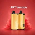 Alibarbar ingot 9000 puffs - ART version - Peach ice