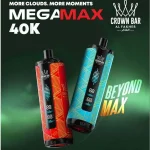 Al Fakher Crown Bar Mega Max 40000 Puffs-10 packs or more - BERRY BLUE