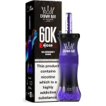 Al Fakher Crown Bar E Hose X 60k Puffs -5 packs (shipped from Overseas) - Blueberry Gum