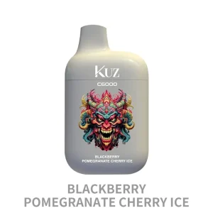 KUZ C6000 PUFFS – BLACKBERRY POMEGRANATE CHERRY ICE