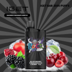 IGET BAR BLACKBERRY POMEGRANATE CHERRY ICE 3500 Puffs Disposable Vape - Image 2