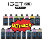 IGET One Multiple Flavours - 40 Pack - Strawberry Watermelon Ice