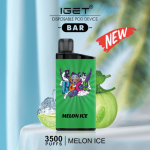 IGET BAR MELON ICE 3500 Puffs Disposable Vape - Image 2