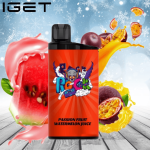 IGET BAR PASSIONFRUIT WATERMELON JUICE 3500 Puffs - Image 2