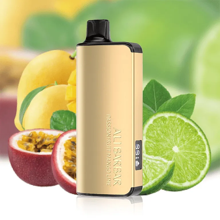 Passionfruit-Mango-Lime-1-6.webp ALIBARBAR INGOT 9000 Puffs DTL Version - Passionfruit Mango Lime - Image 1