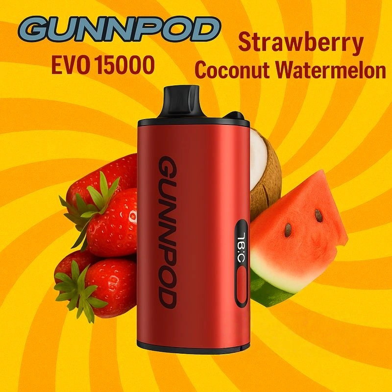 Strawberry-Coconut-Watermelon.webp Gunnpod EVO 15k - 20 pack Multiple flavors - Strawberry Coconut Watermelon