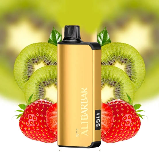 alibarbar-strawberry-kiwi.webp ALIBARBAR INGOT Strawberry Kiwi 9000 Puffs - Image 1