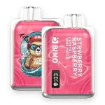 BIMO Crystal 12000 Puffs Strawberry Raspberry - Strawberry Raspberry