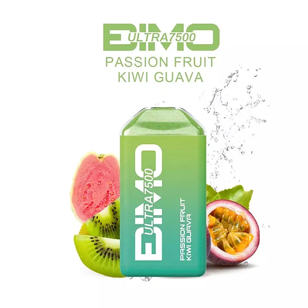 bimo-ultra-7500-puffs-passionfru.webp BIMO Ultra 7500 Puffs Passionfruit Kiwi Guava - Image 1