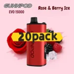 Gunnpod EVO 15k - 20 pack Multiple flavors