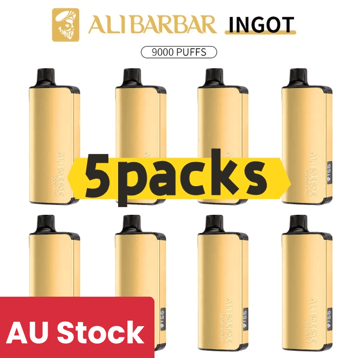 smoke-n-vape-alibarbar-5packs-2.png Alibarbar Ingot 9000 puffs-5 pack Multiple flavors(Ship from Sydney) - Cool Mint