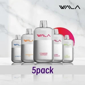 Wala POP 10000 Puffs - 5pack Multiple flavors - Grape Ice